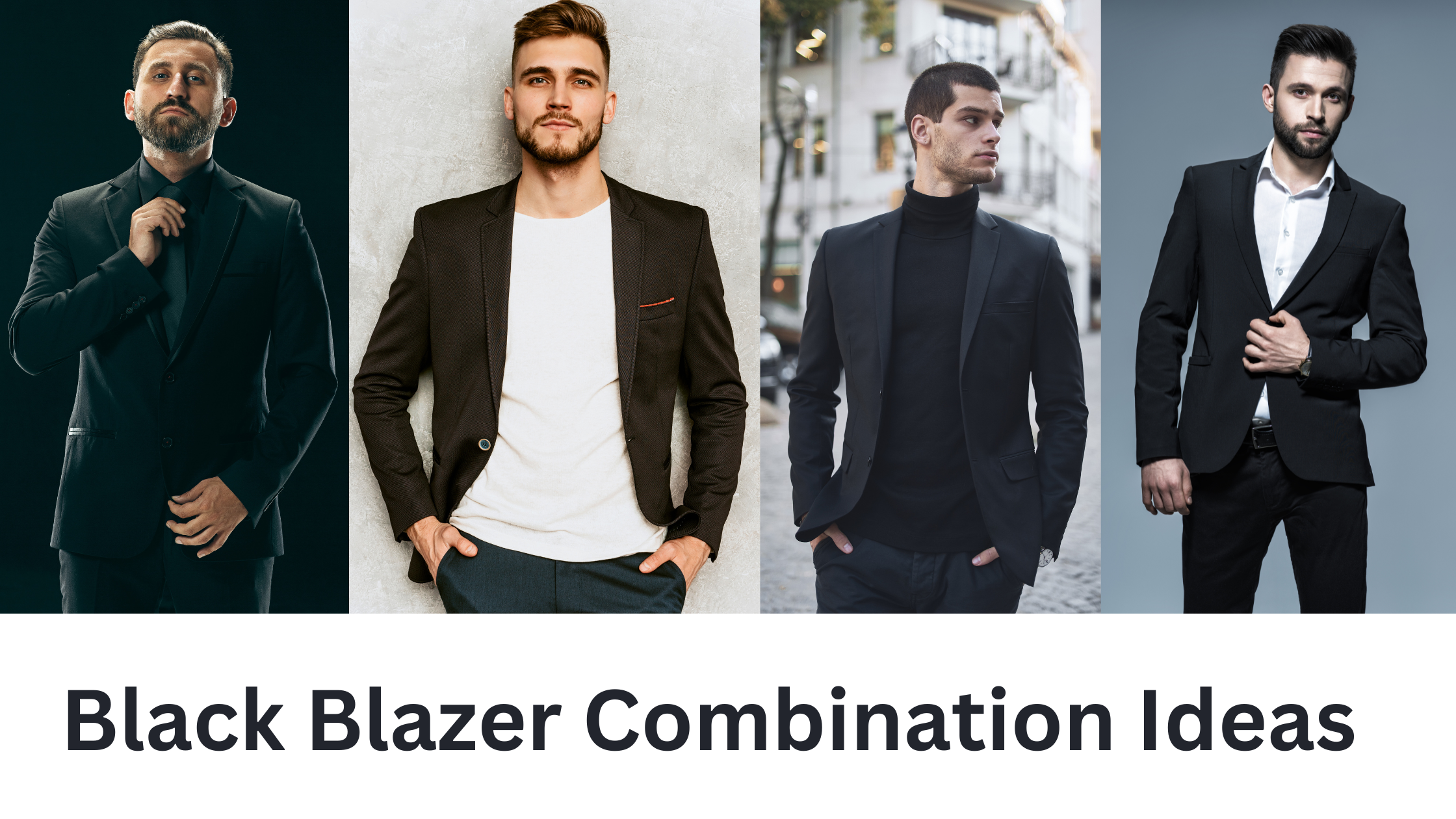 Black Blazer Combinations Ideas